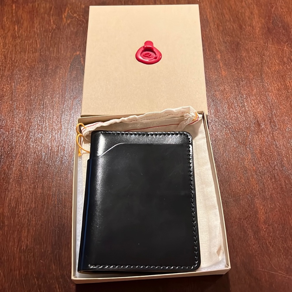 Ashland leather black shell cordovan fat herbie